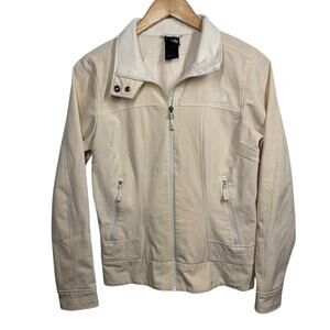 The North Face Omni Jacket Women M Moonlight Ivory Cream AQBL128-L Spring Active